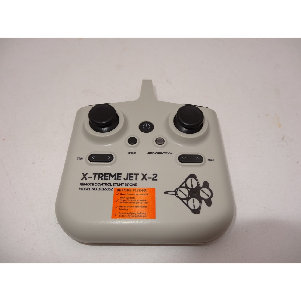 Sharper Image X-Treme Jet X-2 Remote Control Stunt Drone Controller 1016852 Grey